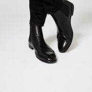 Leather Chelsea Boot, Black, hi-res